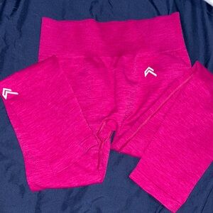 Effortless Seamless Leggings | Fuchsia - S - Short